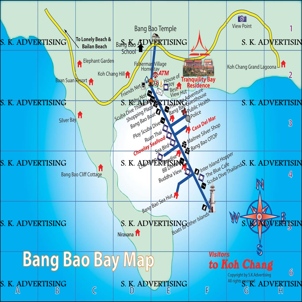 Bang Bao Bay Map