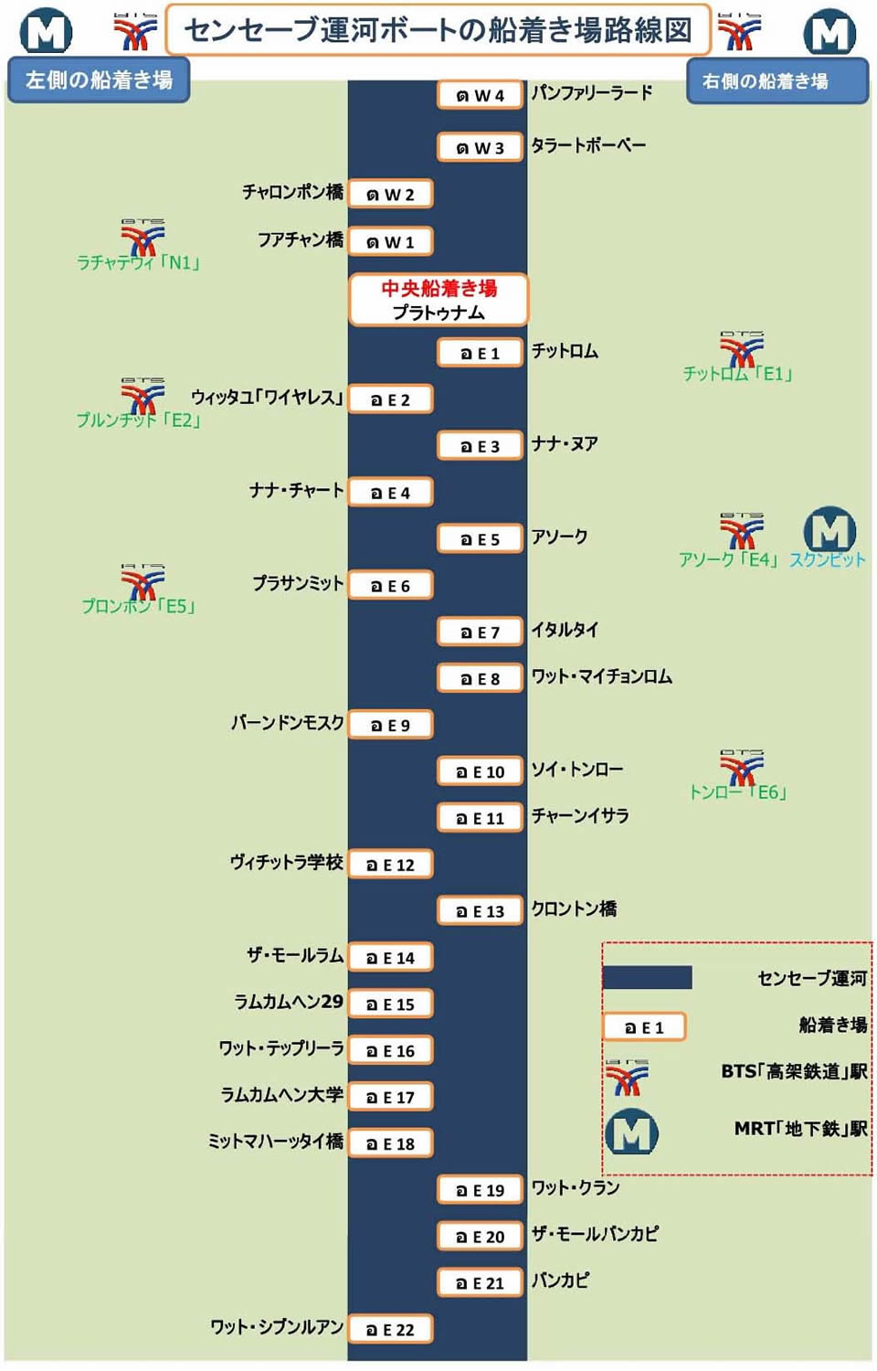 Saen Saeb Canal Map