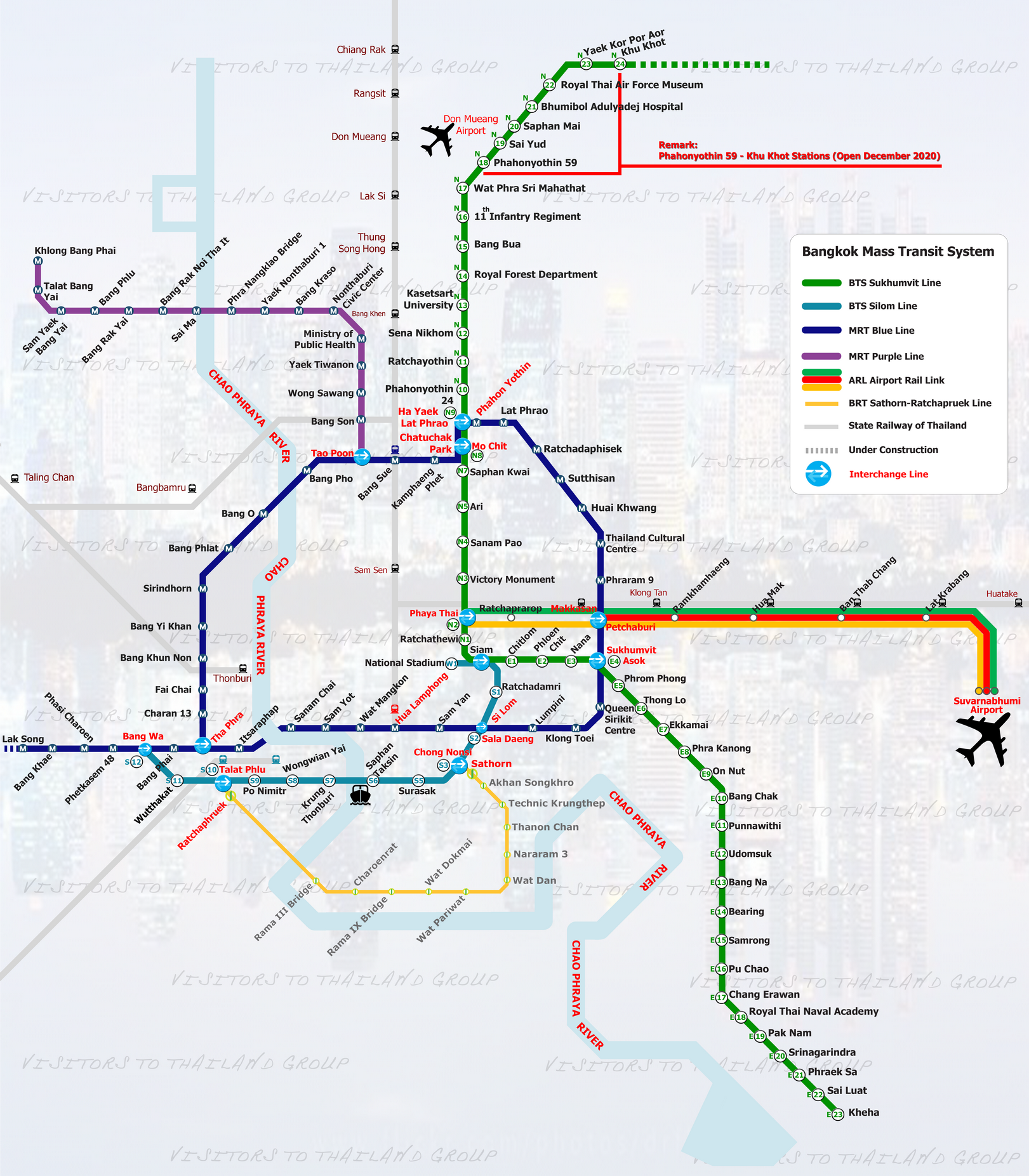 Bangkok Mass Transit Map