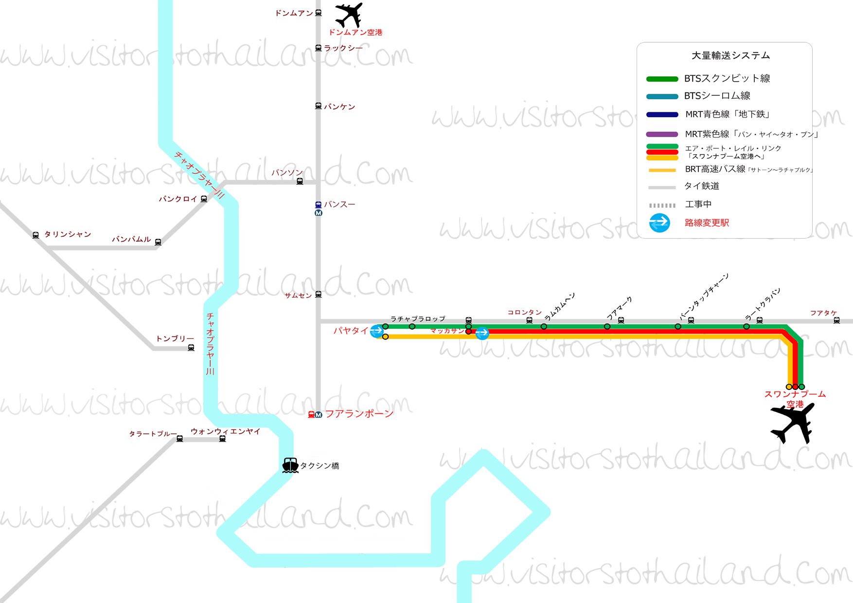 Airport Rail Link Map