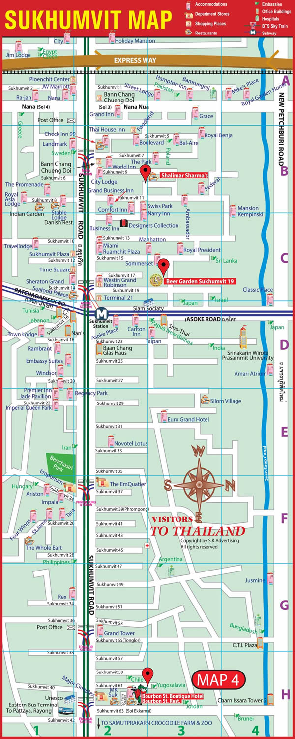 Sukhumvit-Asok Road Map