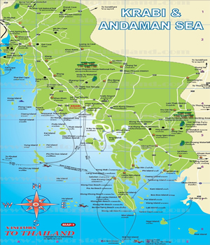 Krabi Map