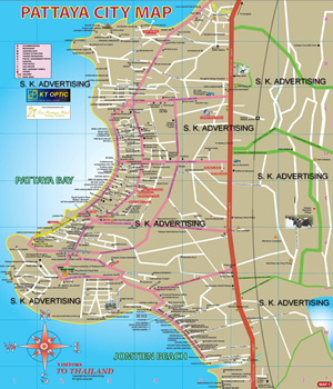 Pattaya City Map