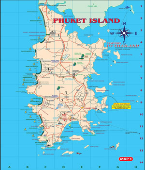 Phuket Map