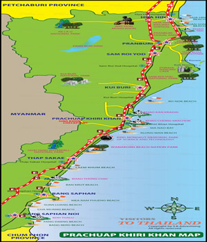 Prachuap Khiri Khan Map