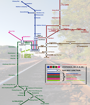 Satate Railway Route Map